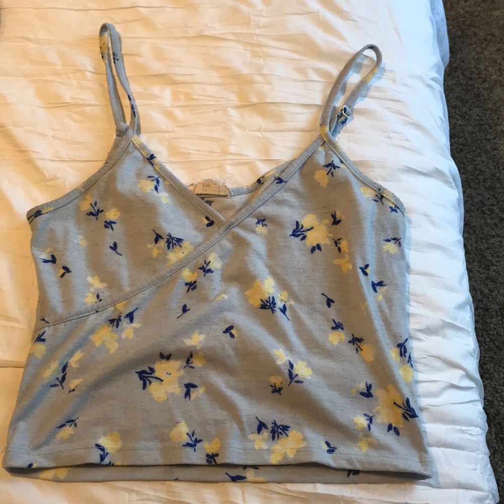 floral crop top